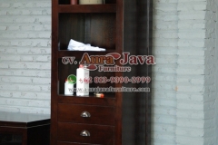 indonesia open bookcase mahogany furniture 027