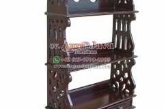 indonesia open bookcase mahogany furniture 031