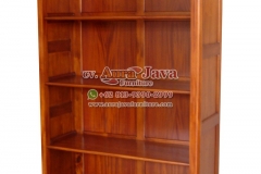 indonesia open bookcase mahogany furniture 036