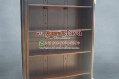 indonesia open bookcase mahogany furniture 039