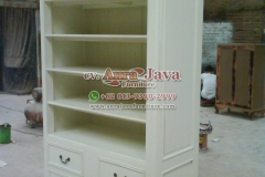 indonesia open bookcase classic furniture 037